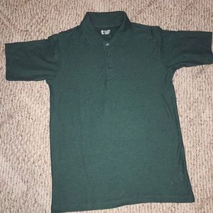 Hunter green uniform shirt